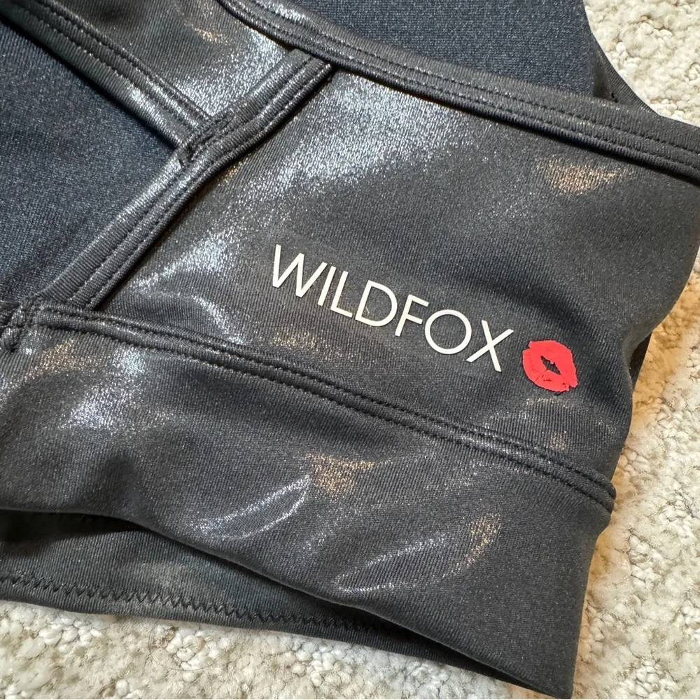 Wildfox Women's Black Pullover Racerback‎ Isabella Sports Bra NWT